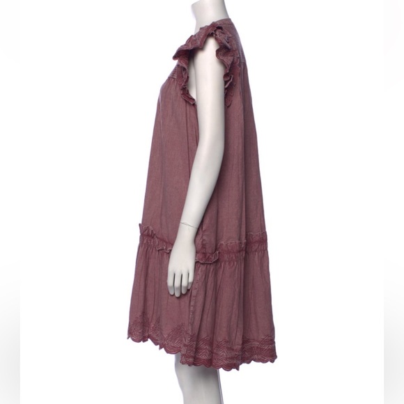 EUC Sea New York Heart Embroidered Tent Dress Large - Picture 2 of 3